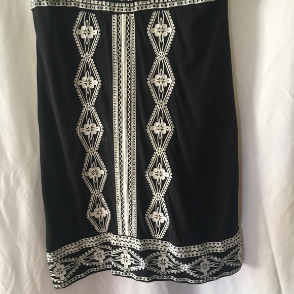 Inc       Black and white rhinestone dress   Size XL - Picture 7 of 11